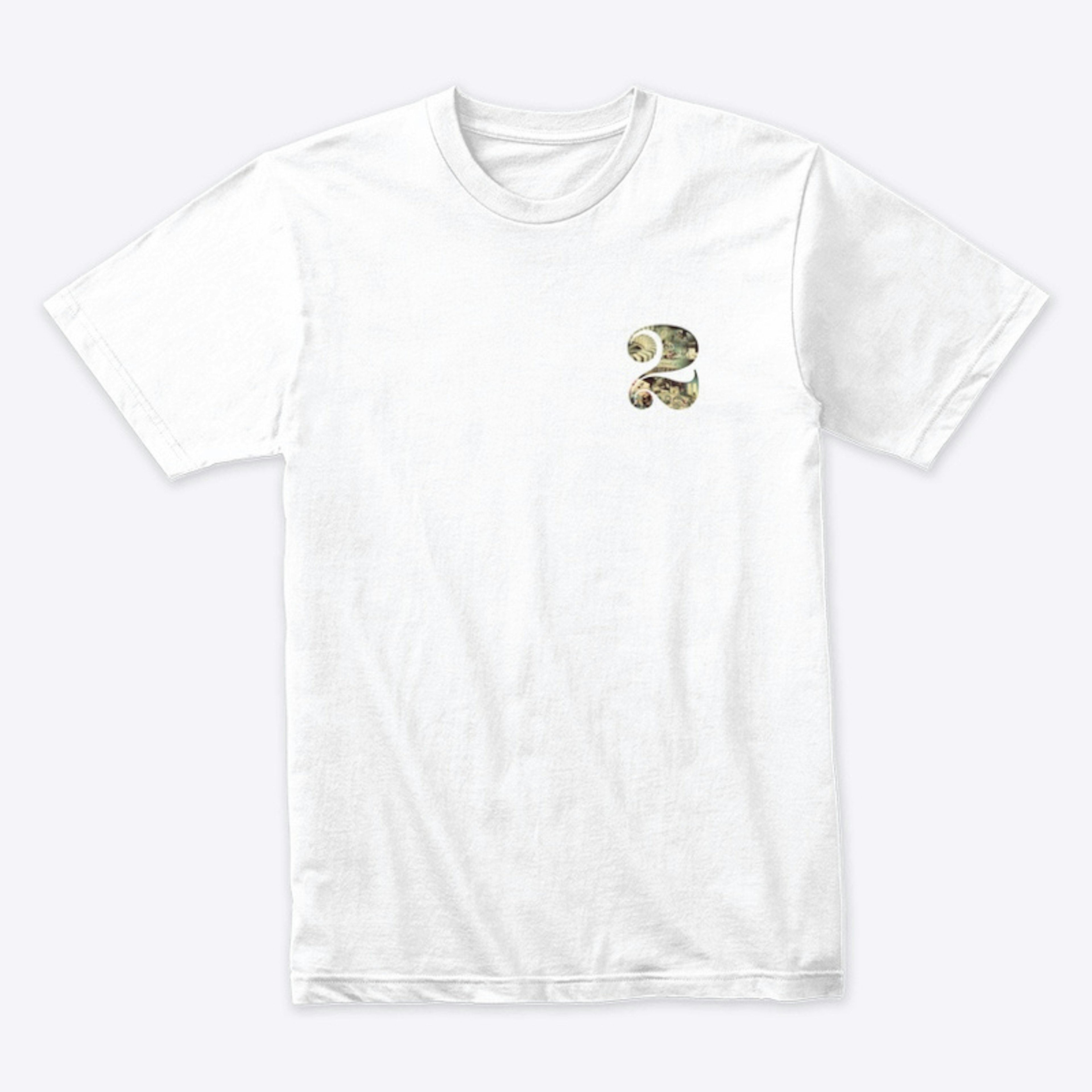 $2 logo tops - white