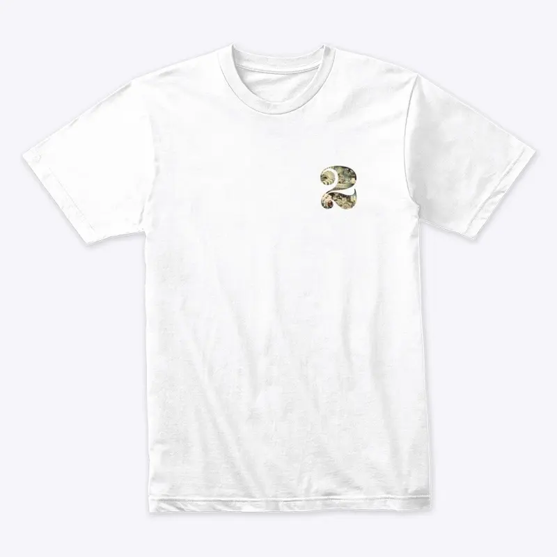 $2 logo tops - white