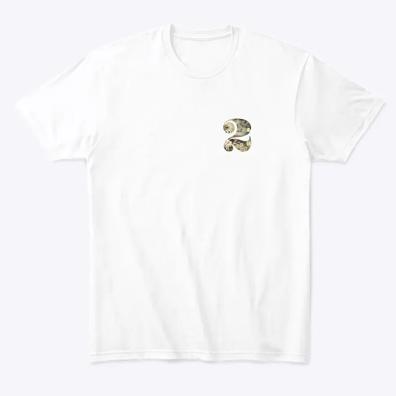 $2 logo tops - white